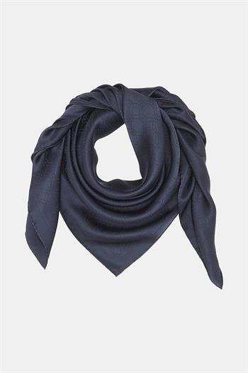 Vakko Jakarlı İpek Eşarp - Yeni Hologram - Lacivert