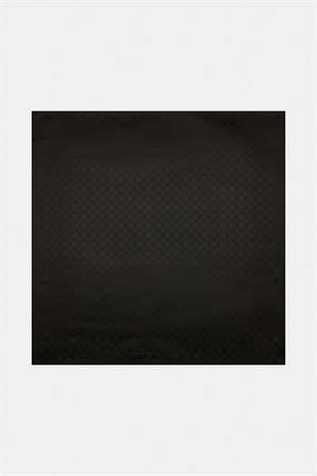 Vakko Jakarlı İpek Eşarp - Yeni Hologram - Siyah