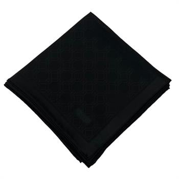 Vakko Jakarlı İpek Eşarp - Yeni Hologram - Siyah