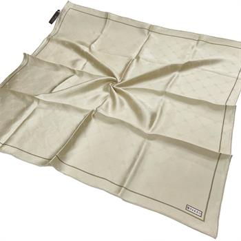 Vakko Jakarlı İpek Eşarp - Monogram - Taş