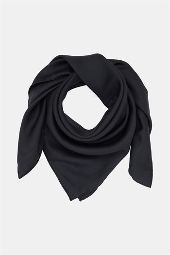 Vakko Jakarlı Twill İpek Eşarp - Çerçeve - Lacivert