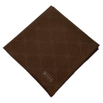 Vakko Pamuk İpek Eşarp - Hologram - Koyu Kahve