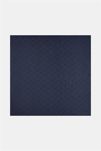 Vakko Pamuk İpek Eşarp - Hologram - Lacivert