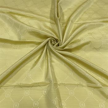 Vakko Pamuk İpek Eşarp - Monogram - Açık Yeşil