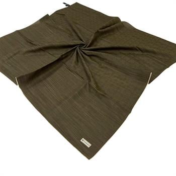 Vakko Pamuk İpek Eşarp - Yeni Hologram - Haki Krem