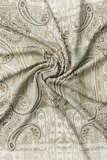 Vakko Twill İpek Eşarp - 2688-69 Ekru