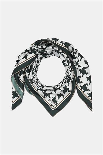 Vakko Twill İpek Eşarp - 27263 - Koyu Zümrüt