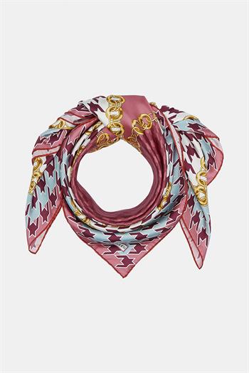 Vakko Twill İpek Eşarp - 36259 - Pembe