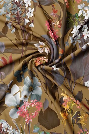 Vakko Twill İpek Eşarp - 4145-89 Camel