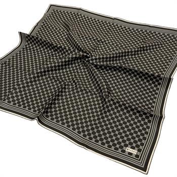 Vakko Twill İpek Eşarp - Özel Seri - Acı Kahve