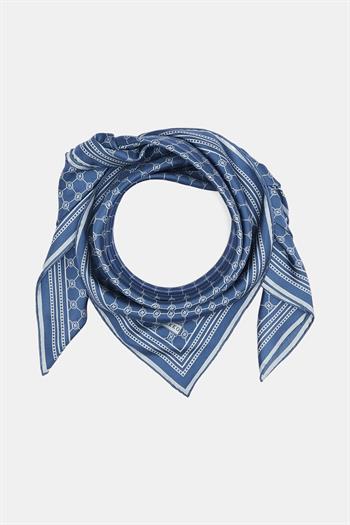 Vakko Twill İpek Eşarp - Özel Seri - Açık Kot Mavi