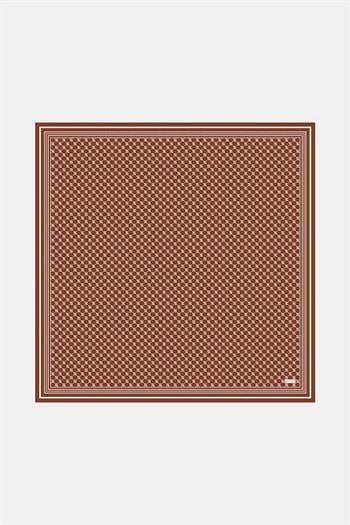 Vakko Twill İpek Eşarp - Özel Seri - Bakır