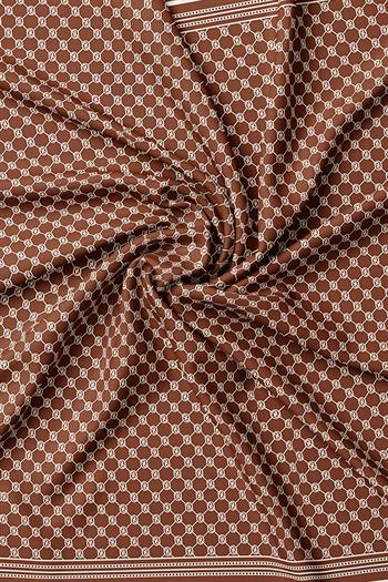 Vakko Twill İpek Eşarp - Özel Seri - Bakır