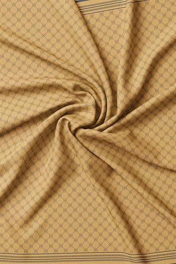 Vakko Twill İpek Eşarp - Özel Seri - Camel