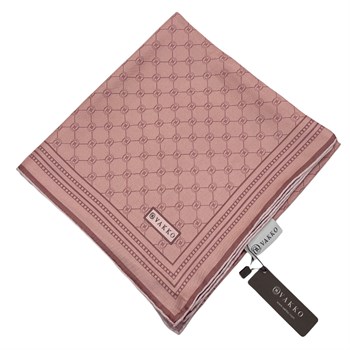 Vakko Twill İpek Eşarp - Özel Seri - Koyu Pudra