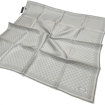 Vakko Twill İpek Eşarp - Özel Seri - Gümüş