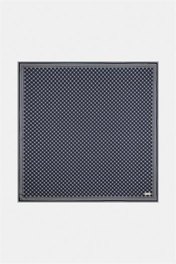 Vakko Twill İpek Eşarp - Özel Seri - Lacivert