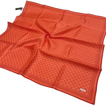 Vakko Twill İpek Eşarp - Özel Seri - Mercan