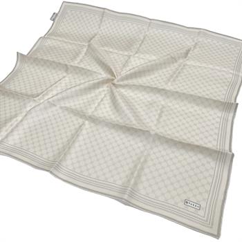 Vakko Twill İpek Eşarp - Özel Seri - Soft Krem