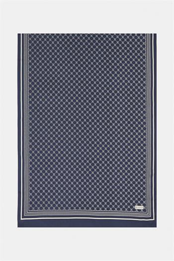 Vakko Twill İpek Şal - Özel Seri - Lacivert