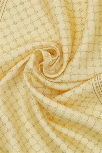 Vakko Twill İpek Şal - Özel Seri - Sarı