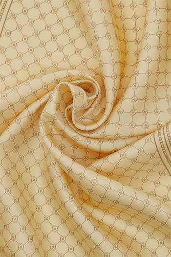 Vakko Twill İpek Şal - Özel Seri - Sarı