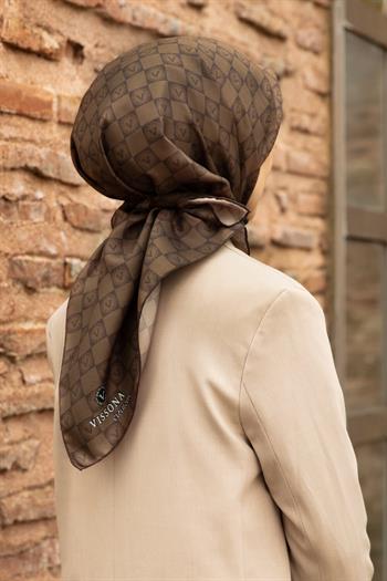 Vissona Exclusive Twill İpek Eşarp - 50877 - 0006