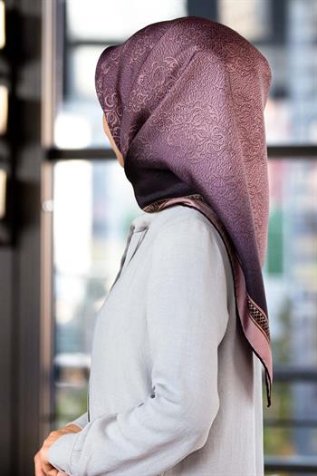Vissona Twill İpek Eşarp - 10655 - 0019