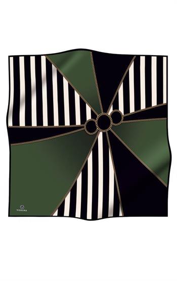 Vissona Twill İpek Eşarp - 10660 - 0001-0037