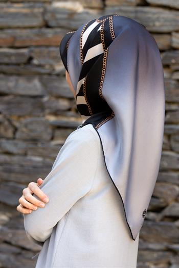 Vissona Twill İpek Eşarp - 10660 - 0001-0028