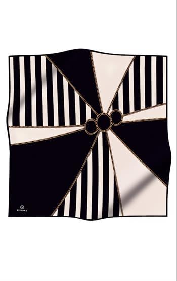 Vissona Twill İpek Eşarp - 10660 - 0001-0003