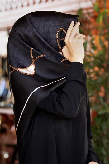 Vissona Twill İpek Eşarp - 14256 - 0001-0003