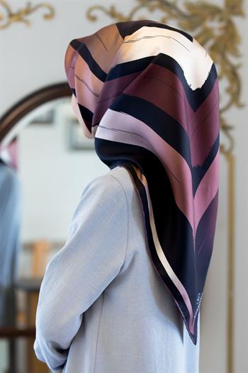Vissona Twill İpek Eşarp - 16463 - 0001-0020