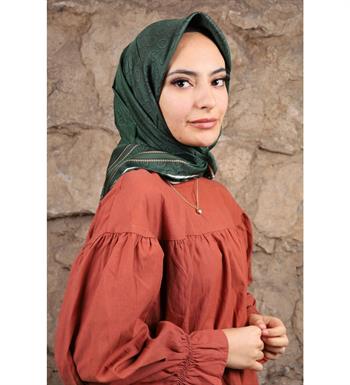 Vissona Twill İpek Eşarp - 16505 - 0036-0034
