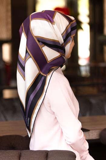Vissona Twill İpek Eşarp - 16719 - 0045-0023