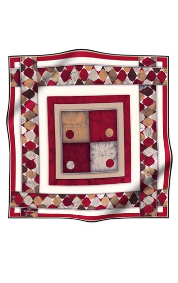 Vissona Twill İpek Eşarp - 17242 - 0018-0011