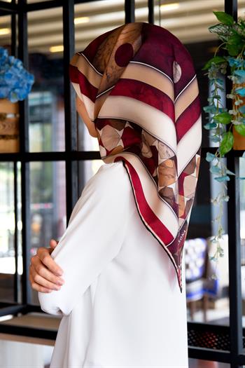 Vissona Twill İpek Eşarp - 17242 - 0018-0011