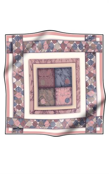 Vissona Twill İpek Eşarp - 17242 - 0019-0028