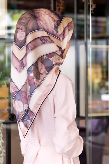 Vissona Twill İpek Eşarp - 17242 - 0019-0028