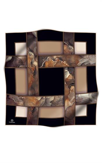 Vissona Twill İpek Eşarp - 17424 - 0001-0003