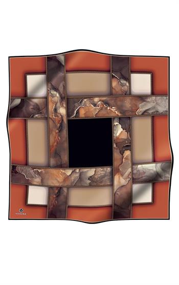 Vissona Twill İpek Eşarp - 17424 - 0014-0004