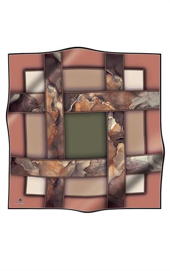 Vissona Twill İpek Eşarp - 17424 - 0015-0004