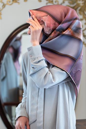 Vissona Twill İpek Eşarp - 17424 - 0019-0028
