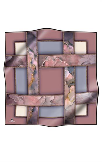 Vissona Twill İpek Eşarp - 17424 - 0019-0028