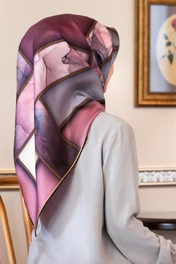 Vissona Twill İpek Eşarp - 17424 - 0022-0028