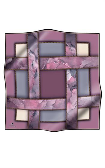 Vissona Twill İpek Eşarp - 17424 - 0022-0028