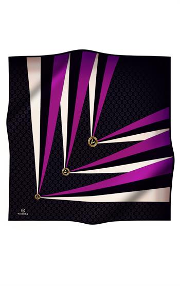 Vissona Twill İpek Eşarp - 17505 - 0001-0026