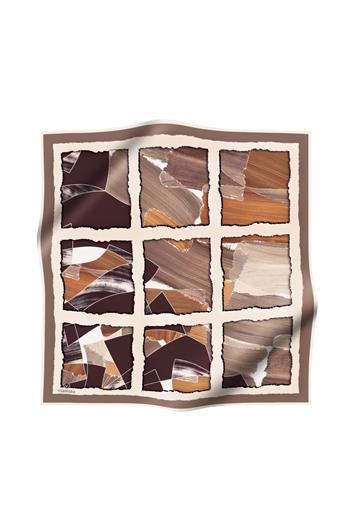 Vissona Twill İpek Eşarp - 17542 - 0004-0007