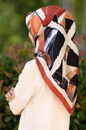 Vissona Twill İpek Eşarp - 17542 - 0014-0004