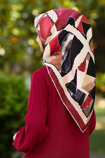 Vissona Twill İpek Eşarp - 17542 - 0018-0004